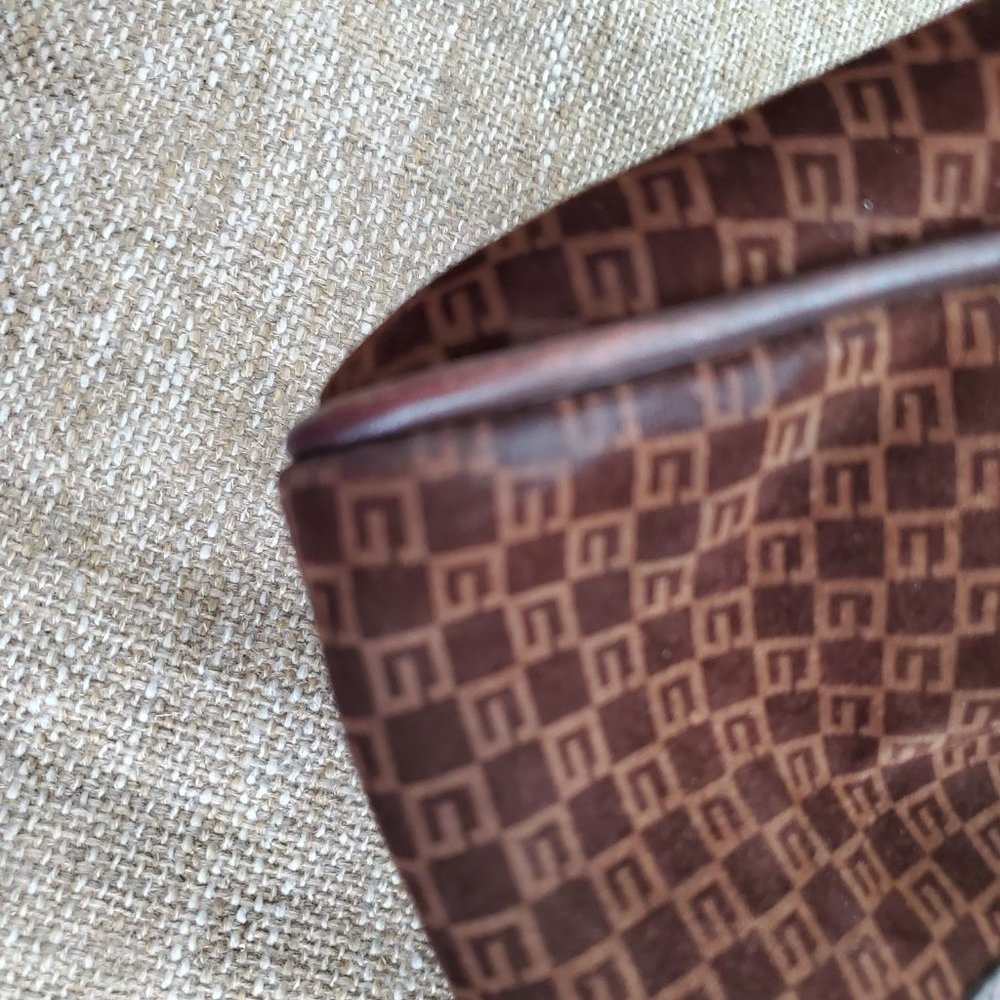 Authentic Vintage Gucci Boston Handbag Brown Suede - Picture 14 of 15
